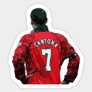 Eric Cantona - Manchester United Sticker